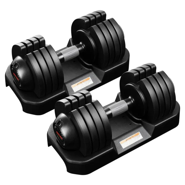 Adjustable Dumbbells 25LBS/52LBS For Custom Workout